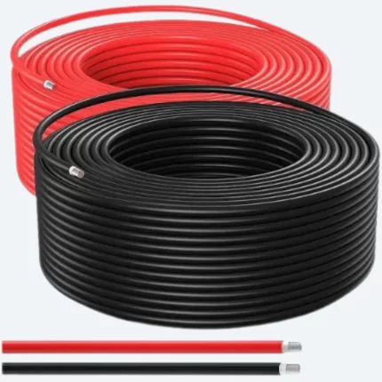 Close-up of 6mm heatproof solar wire core, flexible high-temperature copper cable