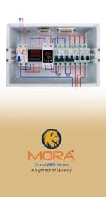 Mora 2 Pole Volt & Ampere Protection Device – Dual Display | Adjustable Voltage Current Guard | 63A AC