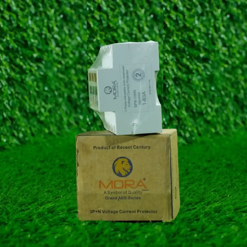 Mora 4-Pole 3-Phase Voltage & Current Protector – Automatic Overload & Surge Protection Device