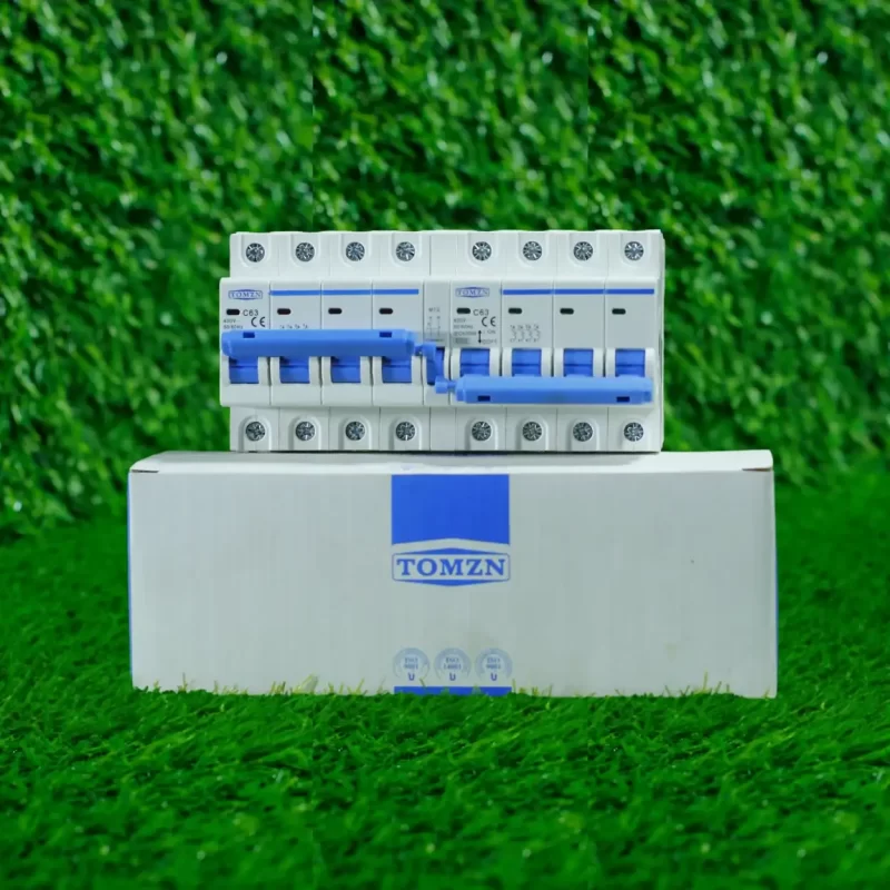 Tomzn 4P+4P 63A manual transfer switch front view