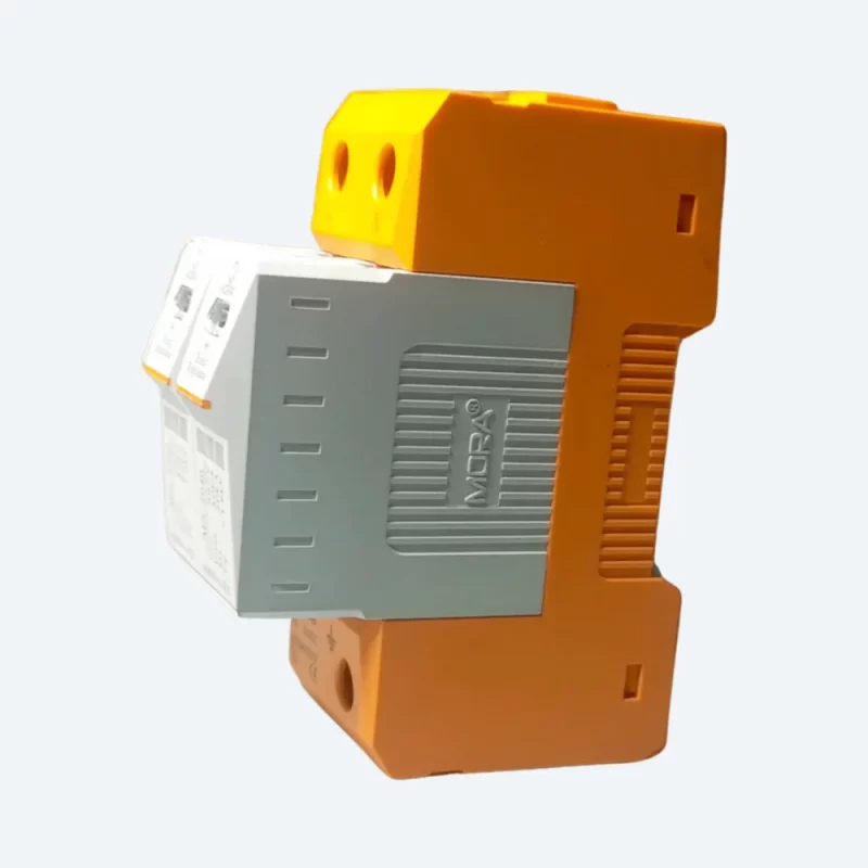 Mora AC 2-Pole SPD 40kA 385V surge protector side view