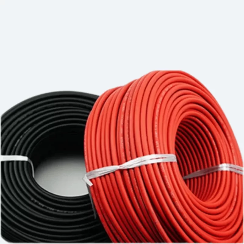 Roll view of Korean LS standard 6mm solar cable, flexible and durable design