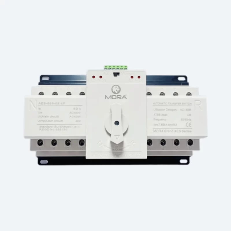 Mora 4P 63A Dual Power ATS AES-988-63/4P, MCB Type, 230V