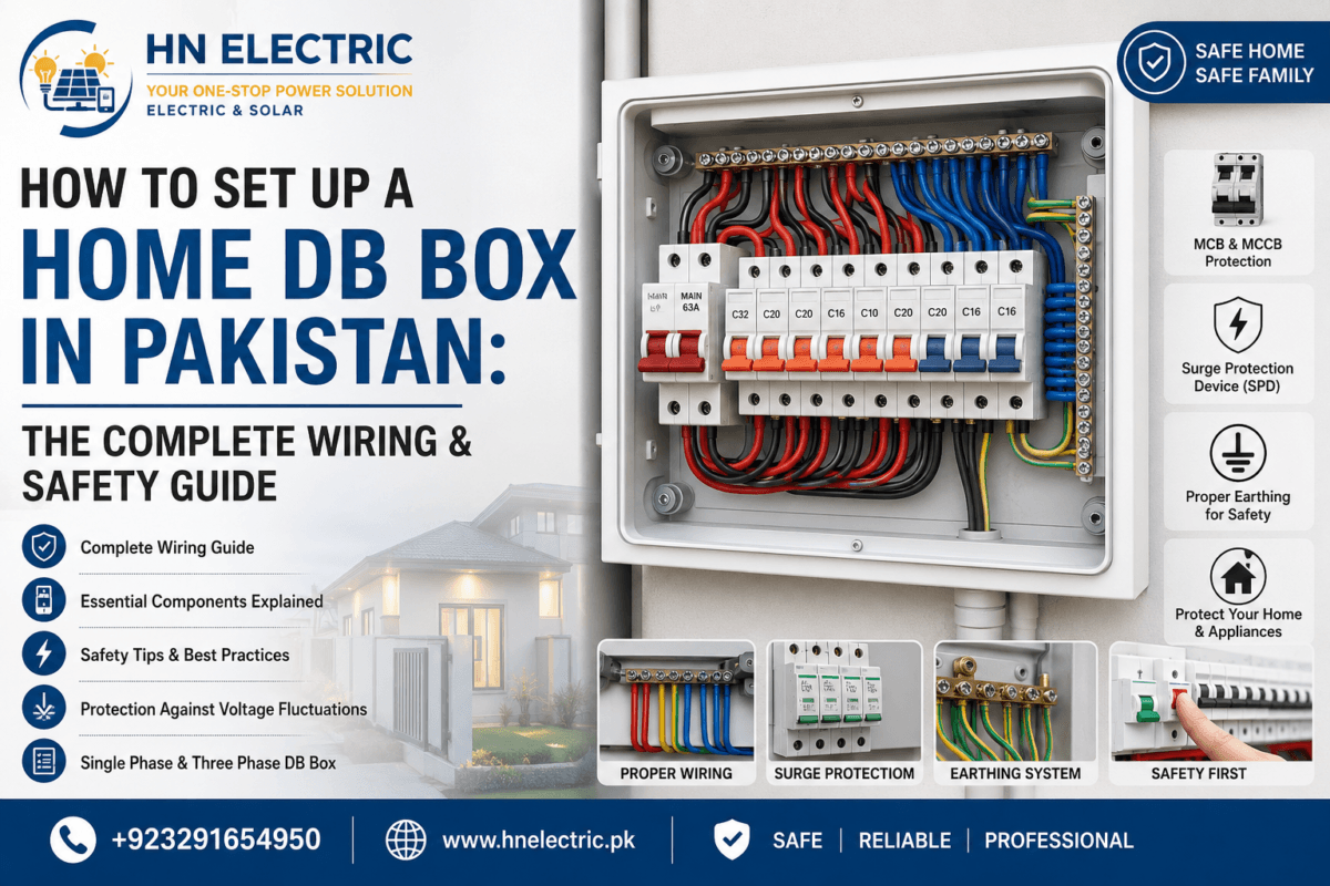Home DB Box in Pakistan wiring and safety guide by HN Electric