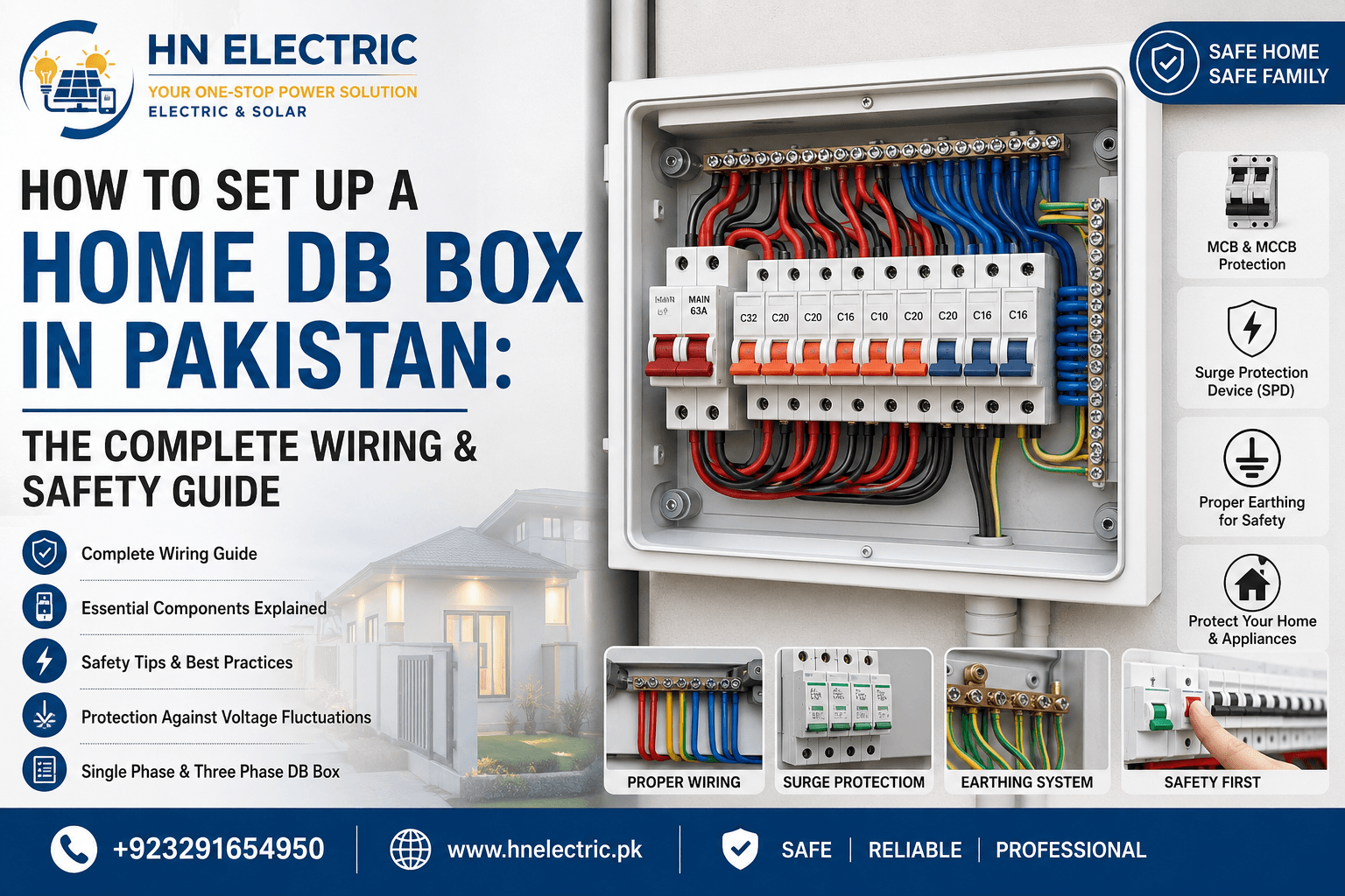 Home DB Box in Pakistan wiring and safety guide by HN Electric