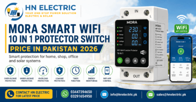 MORA Smart WiFi 10 in 1 Protector Switch Price in Pakistan 2026 by HN Electric