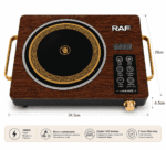 RAF 3500W Infrared Cooker with Digital LED Display and Micro Crystal Glass Plate