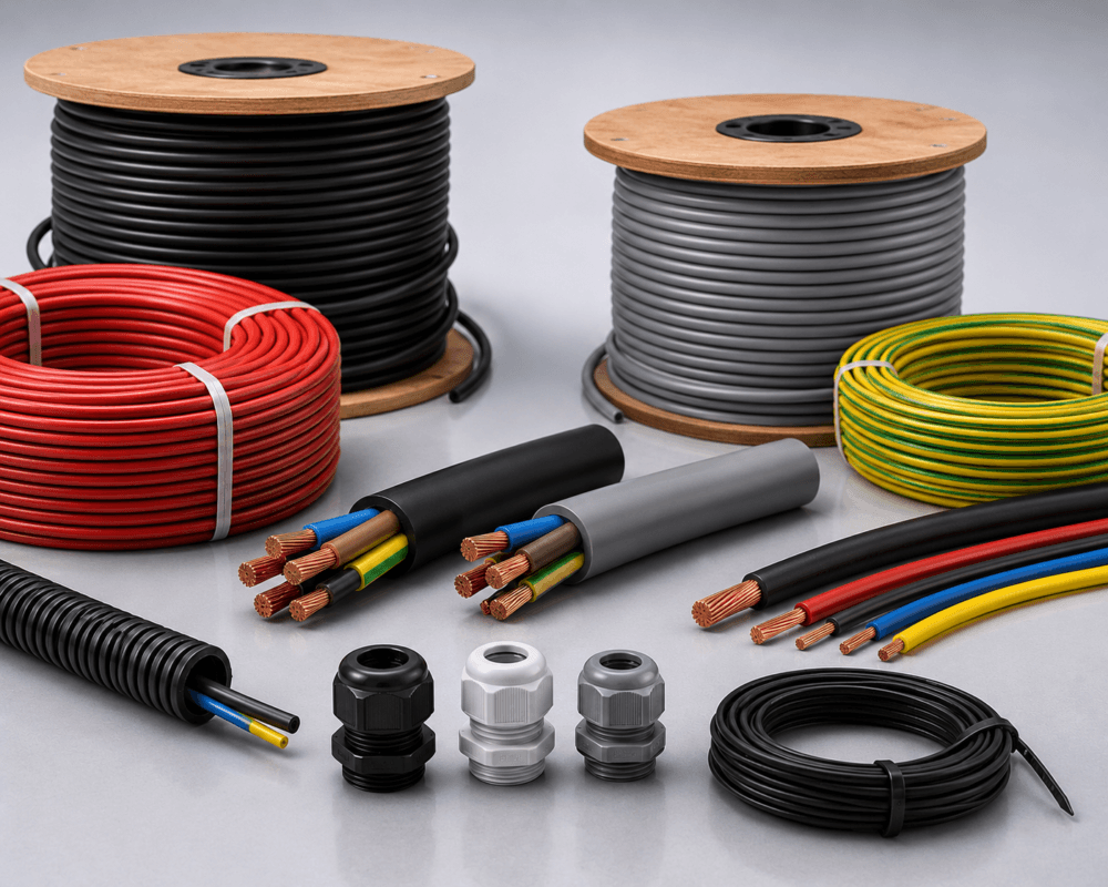 Premium DC wire and solar cable for solar panels, battery systems, inverters, and electrical installations in Pakistan