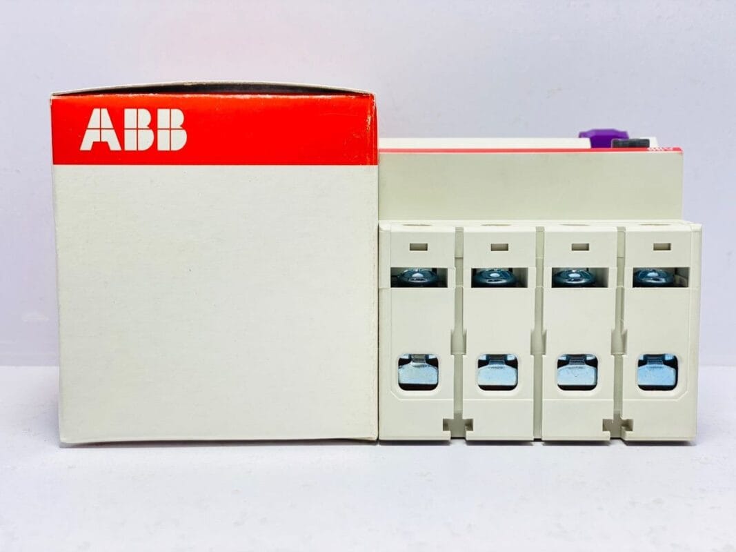 ABB 4 pole RCCB earth leakage circuit breaker