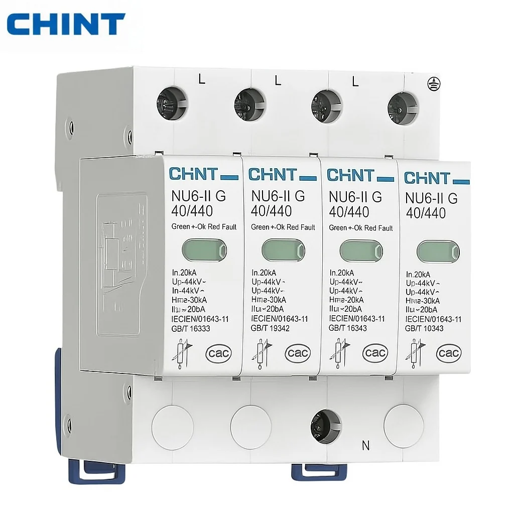 Chint 440V AC SPD DIN rail mounted device