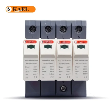 KAEL 4P AC SPD 40kA 480V surge protection device