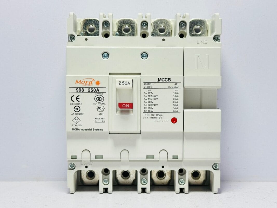 MORA 250A 4 pole MCCB disconnector switch HN Electric