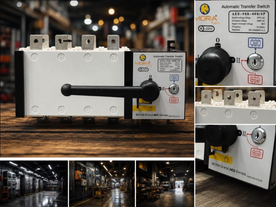 MORA 400A 4 Pole Automatic Transfer Switch