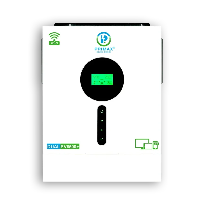 PRIMAX GALAXY DUAL PV6500+ 5.6KW HYBRID SOLAR INVERTER 5.6KW With 6500W MPPT Solar Charge Controller